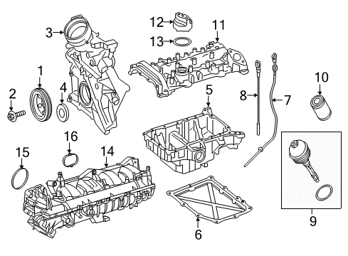 2018 Mercedes-Benz GLC300 Intake Manifold