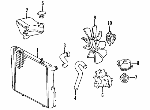 Fan Clutch Diagram for 103-200-05-22