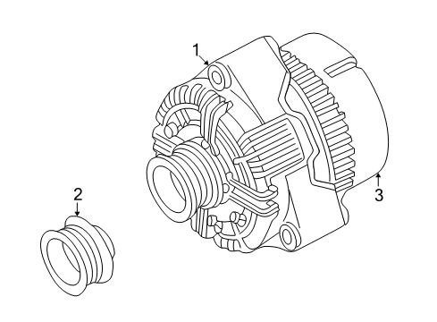2002 Mercedes-Benz C230 Alternator Diagram 2