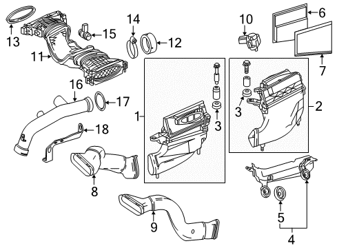 2015 Mercedes-Benz GL350 Air Intake