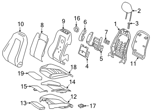 2022 Mercedes-Benz GLB250 Heated Seats Diagram 2