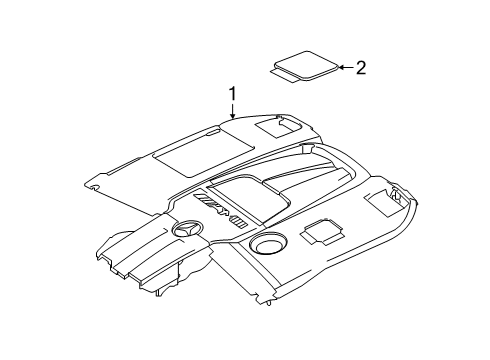 2023 Mercedes-Benz G63 AMG Engine Appearance Cover