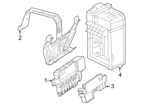Fuse & Relay Box Diagram for 223-540-31-15