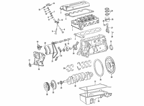 Rocker Arms Diagram for 102-050-06-33