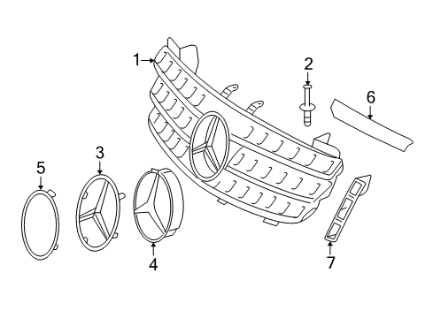 Grille Diagram for 164-880-28-85