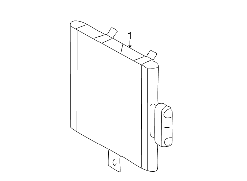 2007 Mercedes-Benz SL600 Oil Cooler Diagram 1