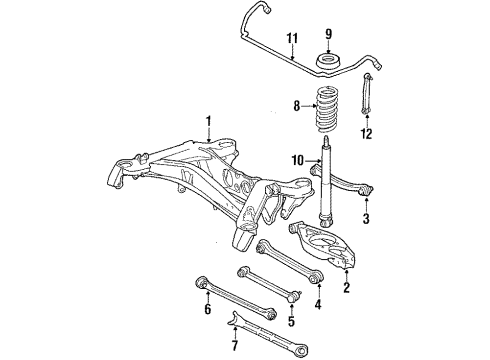 Shock Absorber Diagram for 201-320-09-31