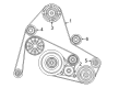 Diagram for 2017 Mercedes-Benz G63 AMG Drive Belt - 002-993-65-96