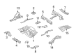 Diagram for 2007 Mercedes-Benz GL450 Floor Pan - 164-610-09-55