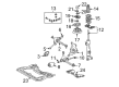 Diagram for 2004 Mercedes-Benz CLK500 Axle Beam Mount - 203-333-02-14-27