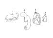 Diagram for 2016 Mercedes-Benz GLE63 AMG S Blower Motor - 166-906-88-00