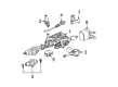 Diagram for Mercedes-Benz Steering Column - 204-460-24-16