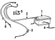 Diagram for 1992 Mercedes-Benz 300SL Battery Cables - 129-540-02-30