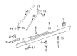 Diagram for 2016 Mercedes-Benz E550 Pillar Panels - 207-673-08-83