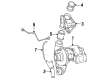Diagram for 1987 Mercedes-Benz 300SDL Turbocharger - 002-096-92-99-80