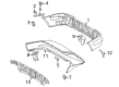 Diagram for 1999 Mercedes-Benz SLK230 Bumper - 170-880-07-71