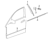 Diagram for 2010 Mercedes-Benz E63 AMG Door Moldings - 212-725-04-65