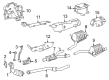 Diagram for 2012 Mercedes-Benz SLK250 Muffler - 172-491-33-01