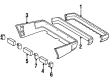 Diagram for 1987 Mercedes-Benz 260E Bumper - 124-880-03-40