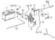 Diagram for 2012 Mercedes-Benz ML63 AMG Ground Cables - 166-542-05-18
