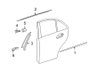 Diagram for 2014 Mercedes-Benz C63 AMG Door Moldings - 204-735-39-65