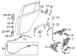 Diagram for 2010 Mercedes-Benz GLK350 Door Latch Cable - 204-760-09-04