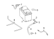 Diagram for 2010 Mercedes-Benz E550 Battery Cables - 204-540-71-35
