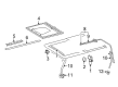 Diagram for 2005 Mercedes-Benz G55 AMG Sunroof Motor - 463-780-00-07
