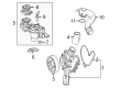 Diagram for 2016 Mercedes-Benz S65 AMG Thermostat Gasket - 606-997-10-45-64