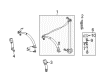 Diagram for Mercedes-Benz ML430 Seat Belt - 163-860-22-85-9A86
