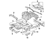 Diagram for 1985 Mercedes-Benz 300CD Floor Pan - 123-618-03-59