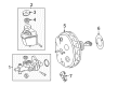 Diagram for 2014 Mercedes-Benz SLK55 AMG Brake Booster - 172-430-04-30