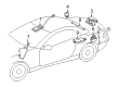 Diagram for 2008 Mercedes-Benz SL55 AMG Antenna - 230-820-09-75