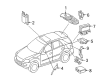 Diagram for 2007 Mercedes-Benz ML63 AMG Antenna - 251-820-18-75