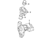 Diagram for 1992 Mercedes-Benz 300SD Turbocharger - 000-090-09-80