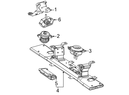 Mercedes-Benz 167-241-12-00 TRANSMISSION MOUNT Mercedes-Benz 167-241-12-00 TRANSMISSION MOUNT