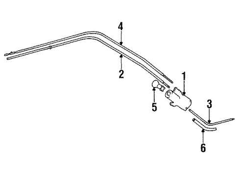 Mercedes-Benz 140-780-03-77-64 Tube 140-780-03-77-64 Mercedes-Benz Tube