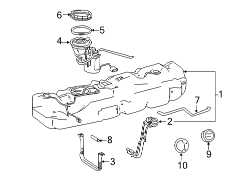 Mercedes-Benz 906-471-29-01-64 FUEL TANK 906-471-29-01-64 Mercedes-Benz FUEL TANK