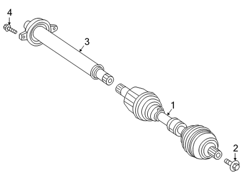 Mercedes-Benz 118-330-38-01 CV Axle Assembly, Front Left Mercedes-Benz 118-330-38-01 CV Axle Assembly, Front Left