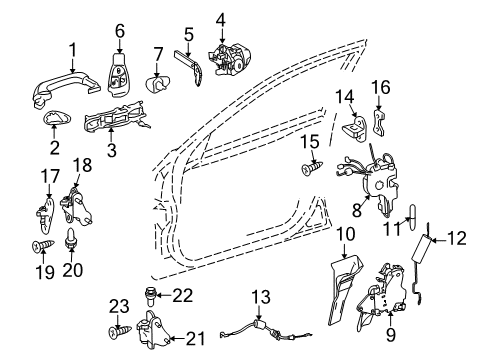 Mercedes-Benz 204-720-26-35 LOCK 204-720-26-35 Mercedes-Benz LOCK