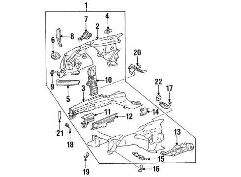 140-620-35-14-67 Mercedes-Benz Support Bracket