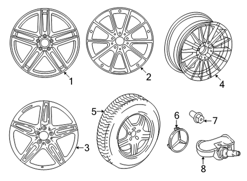 Mercedes-Benz 213-401-56-00-64-7X45 EXCHANGE DISK WHEEL Mercedes-Benz 213-401-56-00-64-7X45 EXCHANGE DISK WHEEL