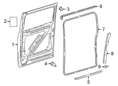 Mercedes-Benz 447-730-78-02 SLIDING DOOR Mercedes-Benz 447-730-78-02 SLIDING DOOR