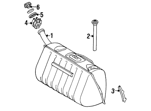 123-470-39-01 Mercedes-Benz Fuel Tank