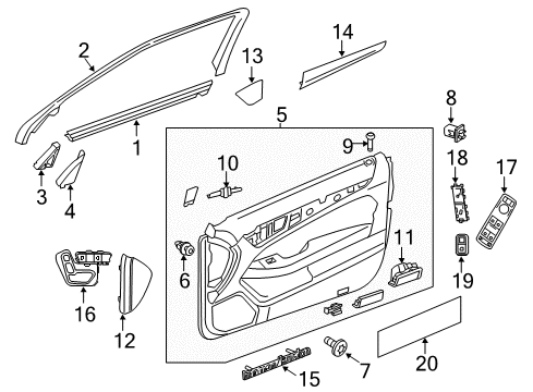 Mercedes-Benz 172-905-68-00-66-9107 SWITCH BLOCK Mercedes-Benz 172-905-68-00-66-9107 SWITCH BLOCK