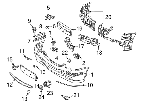 Mercedes-Benz 209-885-08-53 Outer Grille Mercedes-Benz 209-885-08-53 Outer Grille