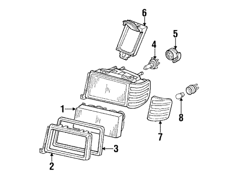 Mercedes-Benz 003-826-27-90 Lens Mercedes-Benz 003-826-27-90 Lens