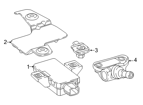 447-905-17-04-64 Mercedes-Benz TIRE PRESSURE SENSOR