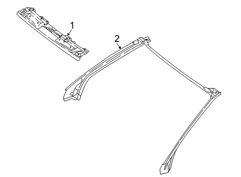 Mercedes-Benz 004-989-61-20-10 Sealing Strip Mercedes-Benz 004-989-61-20-10 Sealing Strip