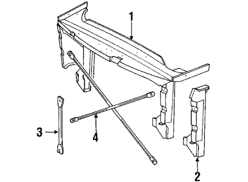 107-623-04-19 Mercedes-Benz Strut